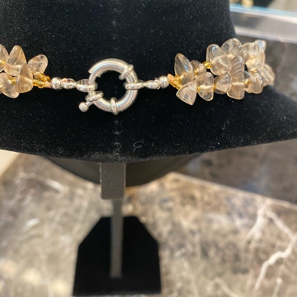 Semi-precious gem tassel necklace - Picture 4 of 5